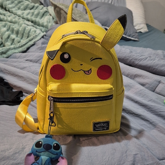 Loungefly Yellow Pikachu Kids Backpack